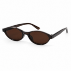 Espresso oval frame