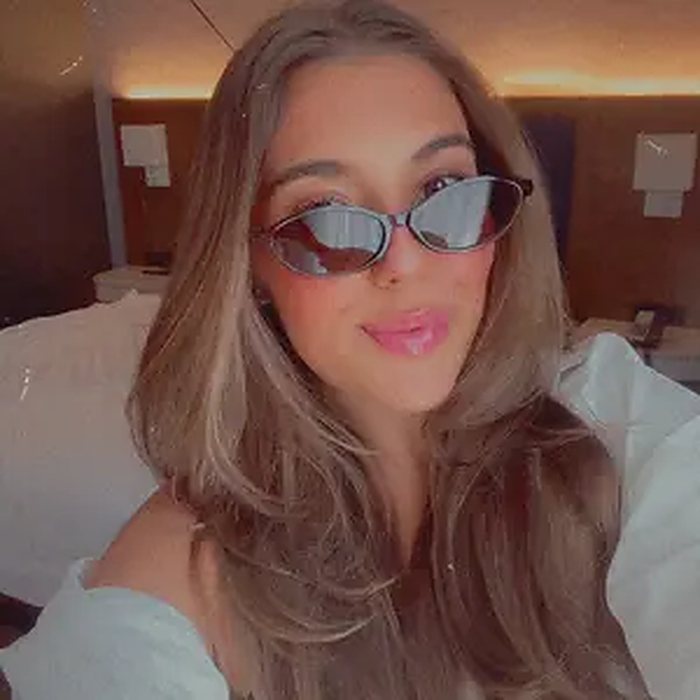 Customer wearing Saint & Sol sunglasses